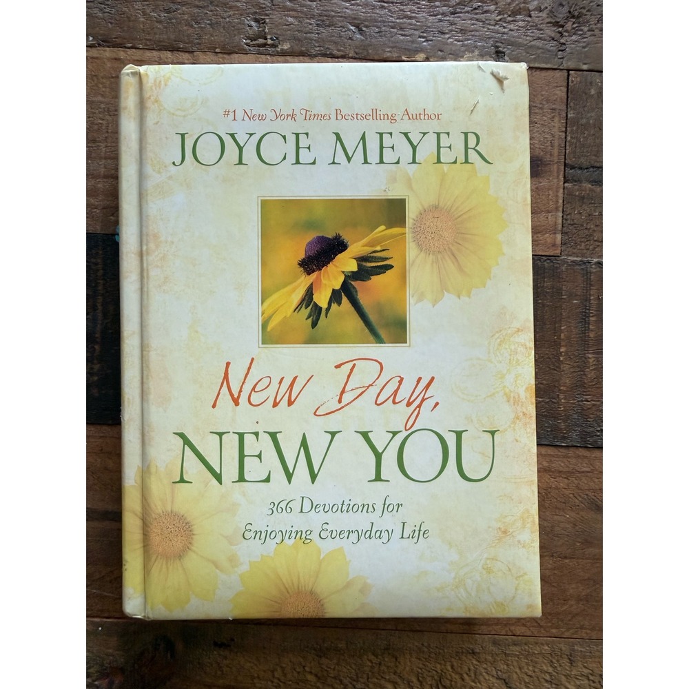 Joyce Meyer New Day New You 366 Devotions Hardcover Christian Book 2011 Edition